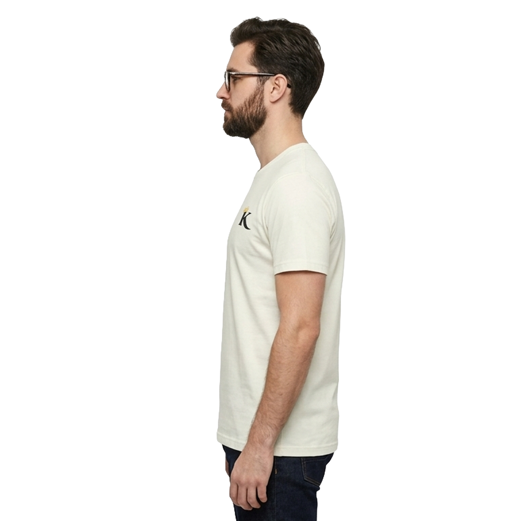 Heavy Organic Signature Tee - Natural