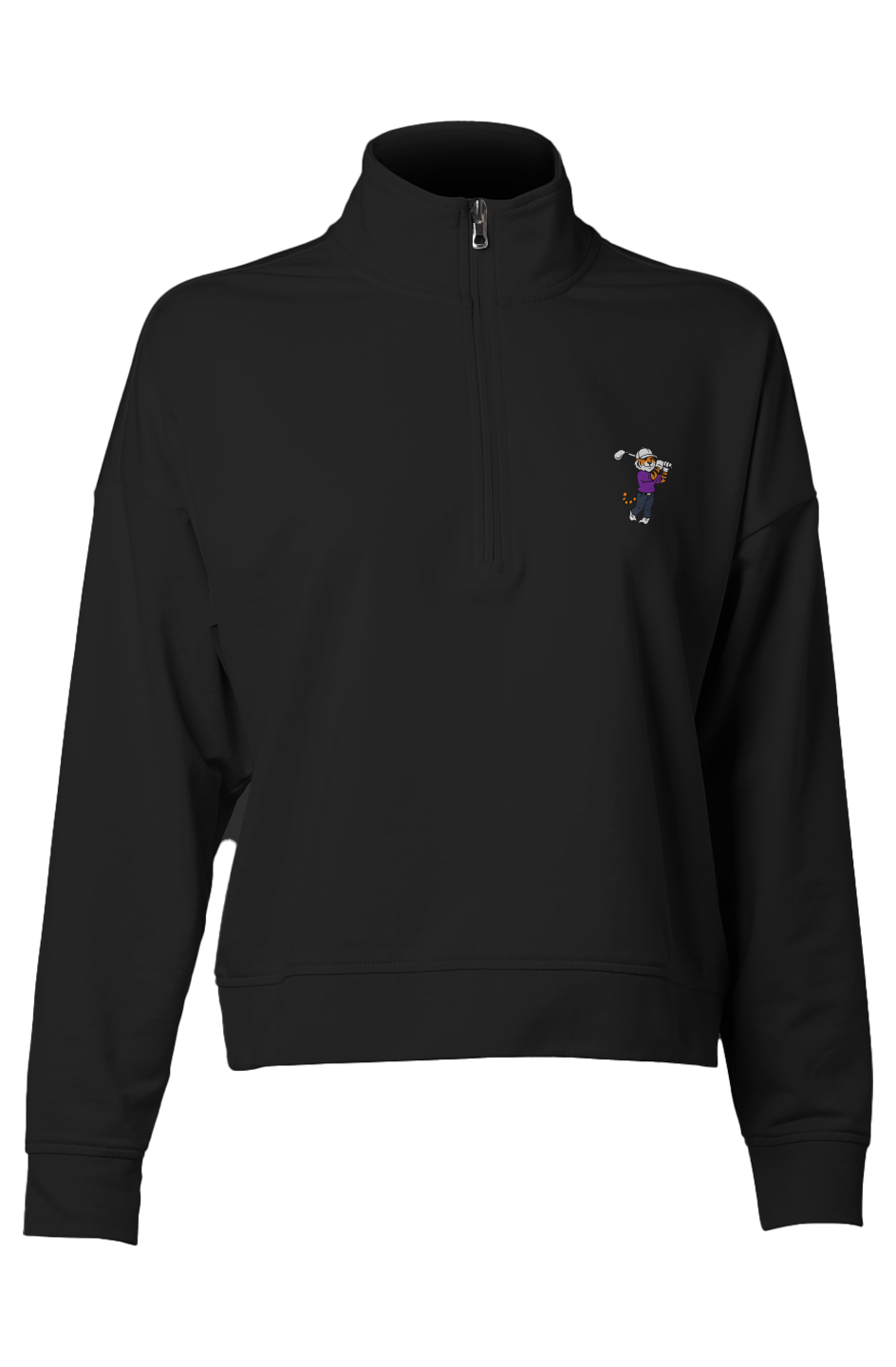 Ladies Kairo the Tiger Performance Golf Quarter-Zip