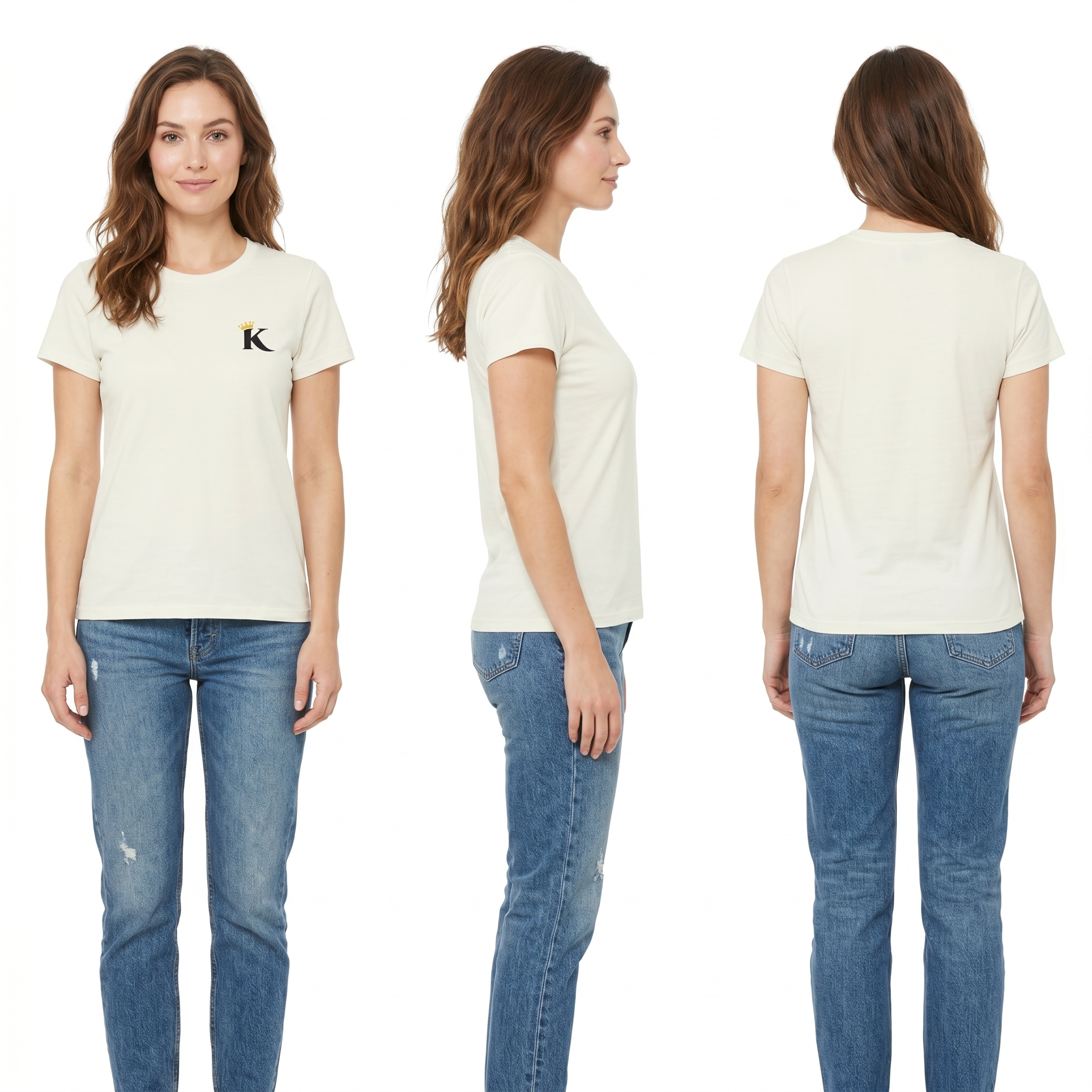 Organic Signature Tee - Natural