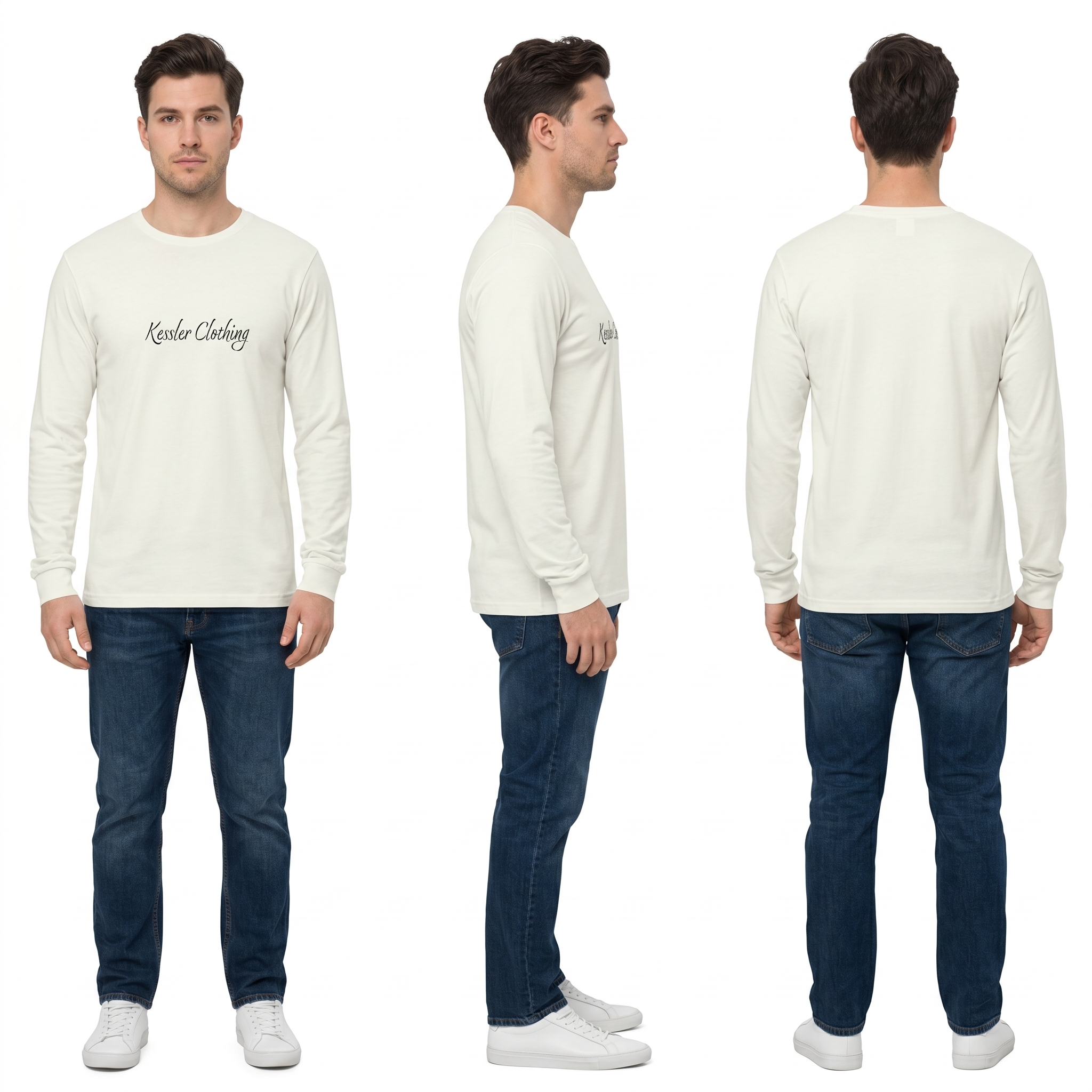 Organic Signature Long Sleeve Tee