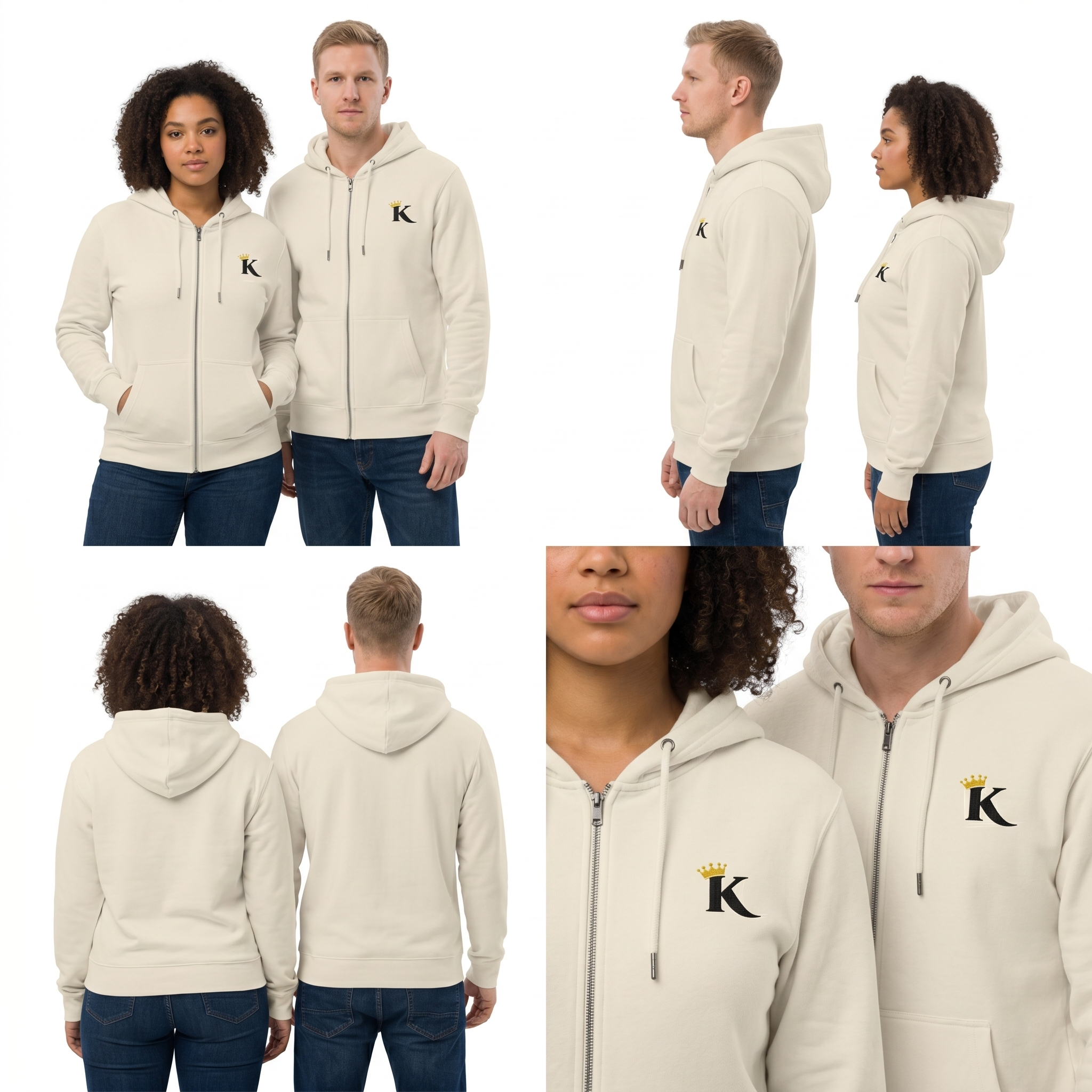Ultra-Heavy Organic Zip Hoodie