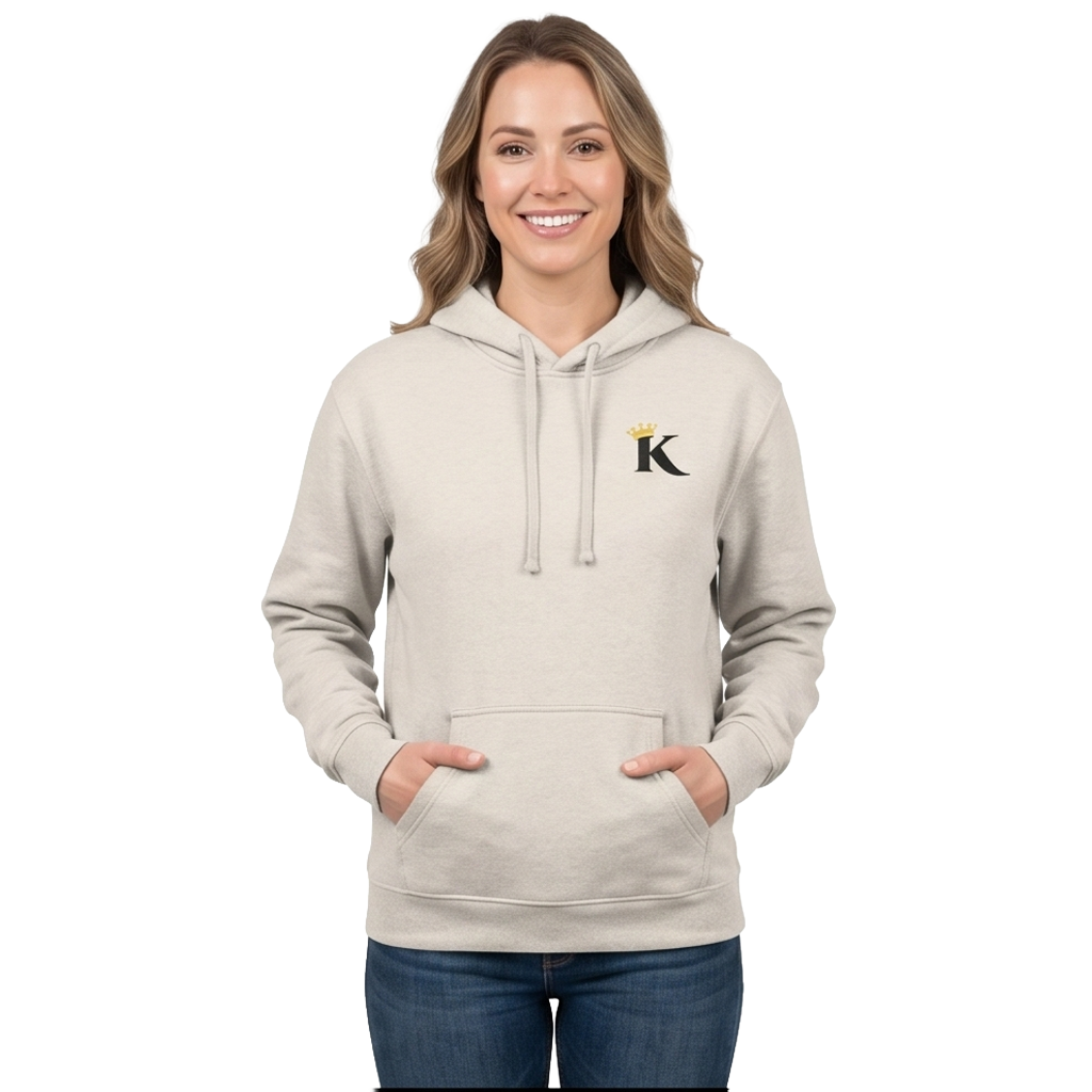 Ultra-Heavy Recycled Signature Hoodie - Ecru