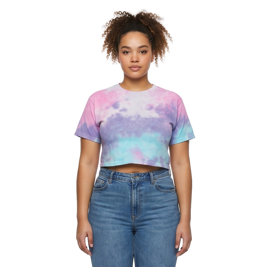Tie-Dye Crop Tee