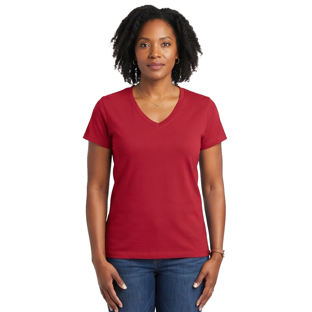 Soft Jersey V-Neck