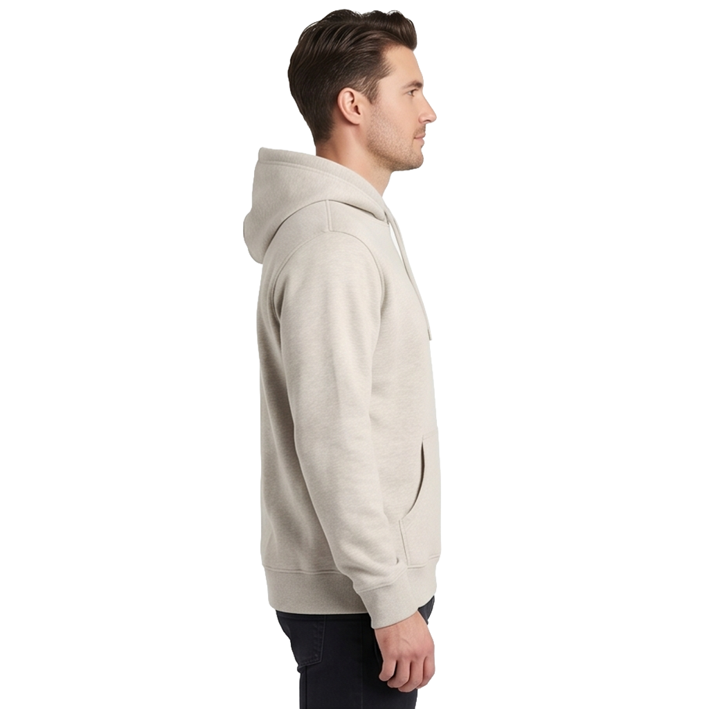 Ultra-Heavy Recycled Signature Hoodie - Ecru