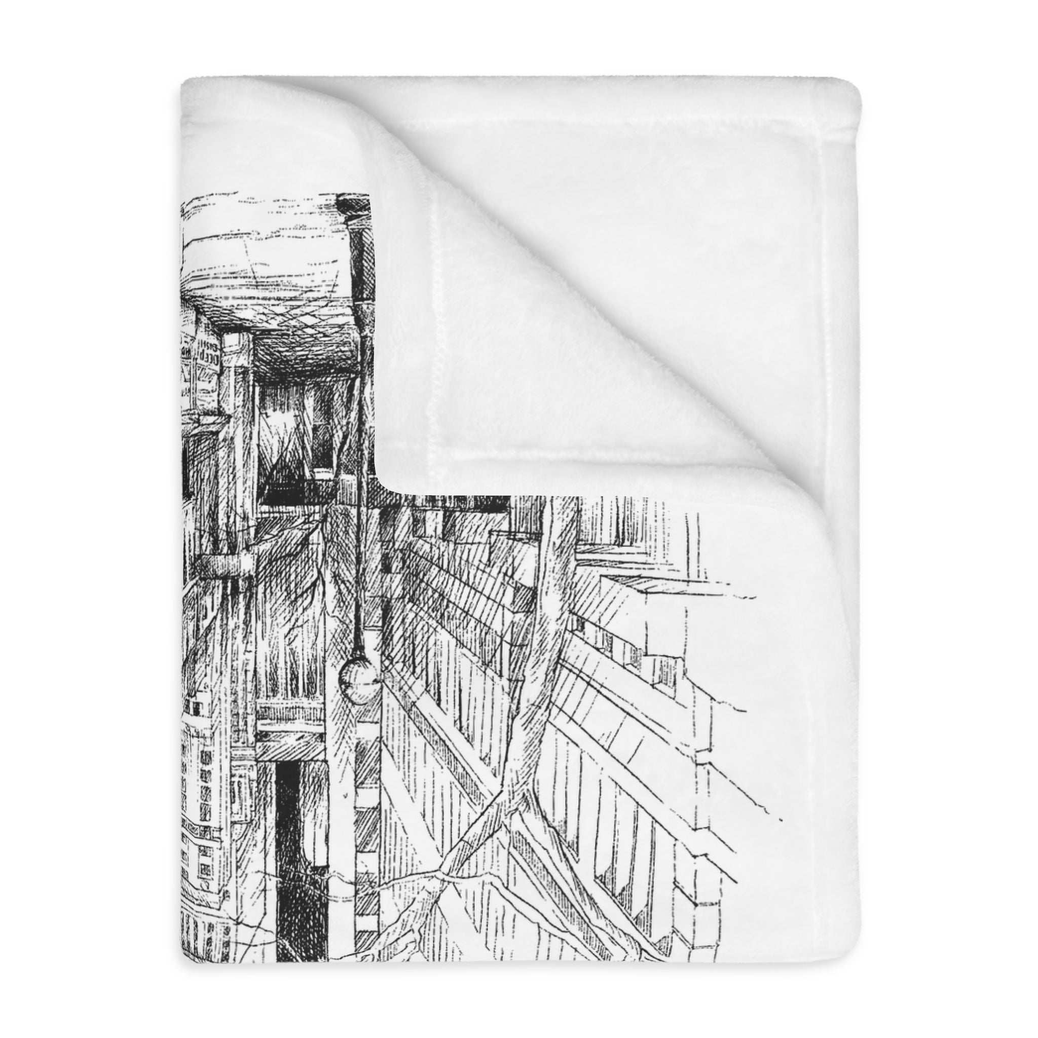 Microfiber Blanket - Chicago 1984 City Collection
