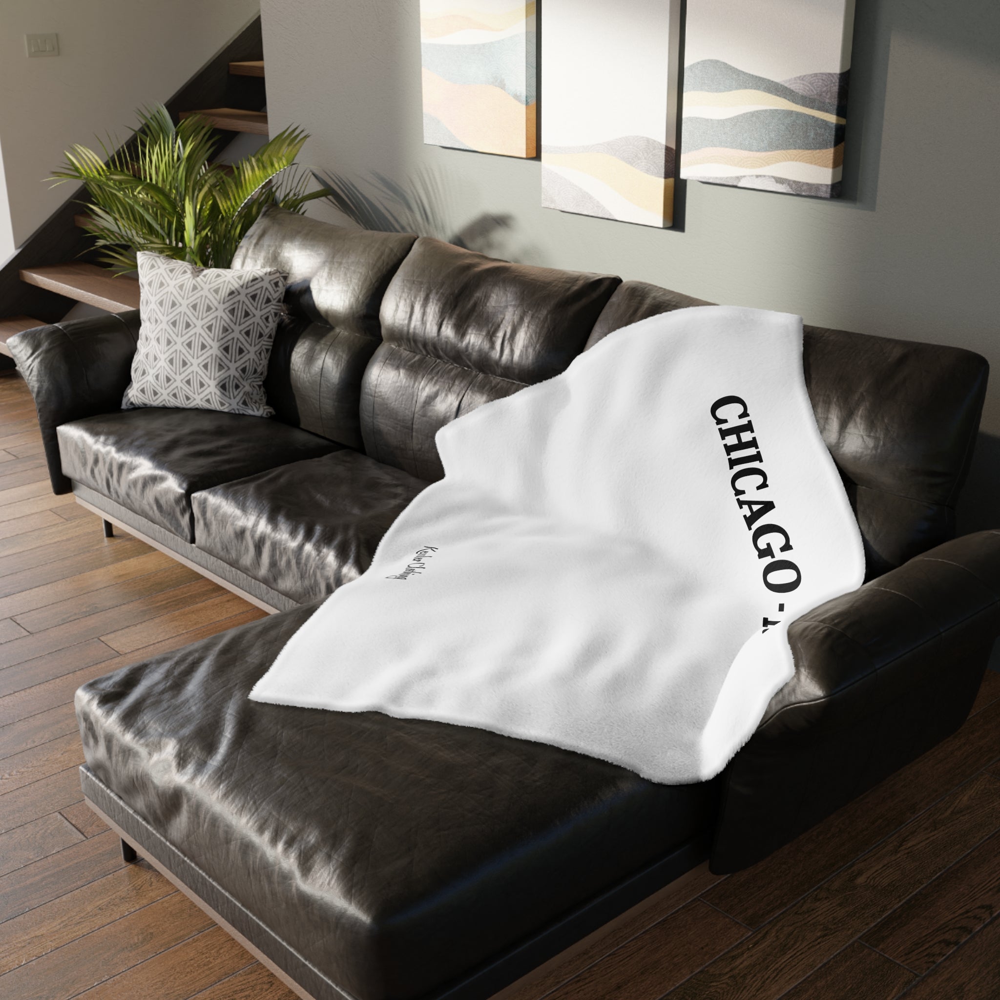 Microfiber Blanket - Chicago 1984 City Collection