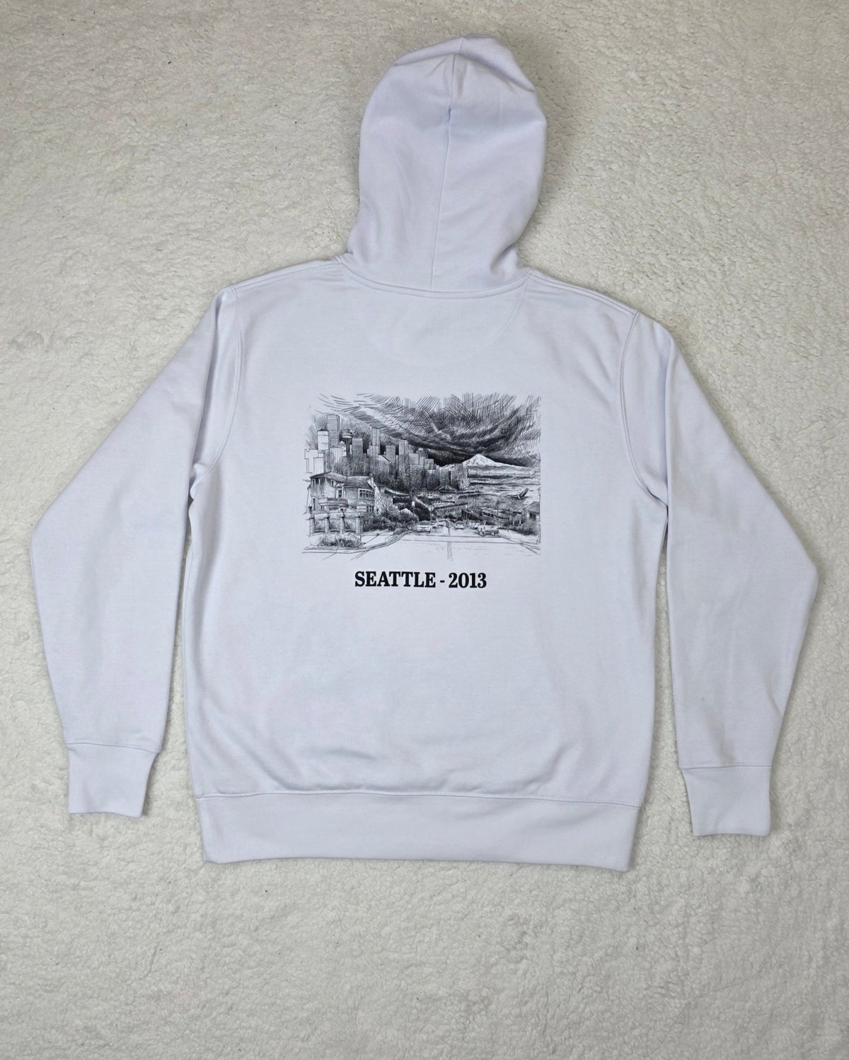 350 GSM Organic Cotton Recycled Seattle Hoodie - Kessler Clothing Company
