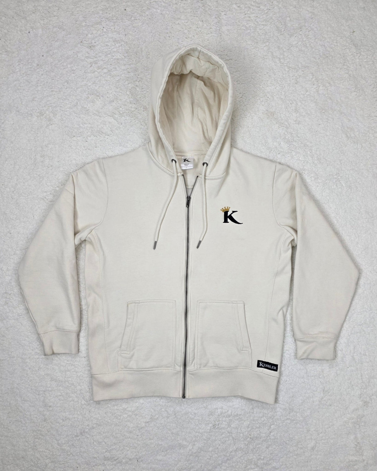 400 GSM Organic Cotton Zip Hoodie - Kessler Clothing Company