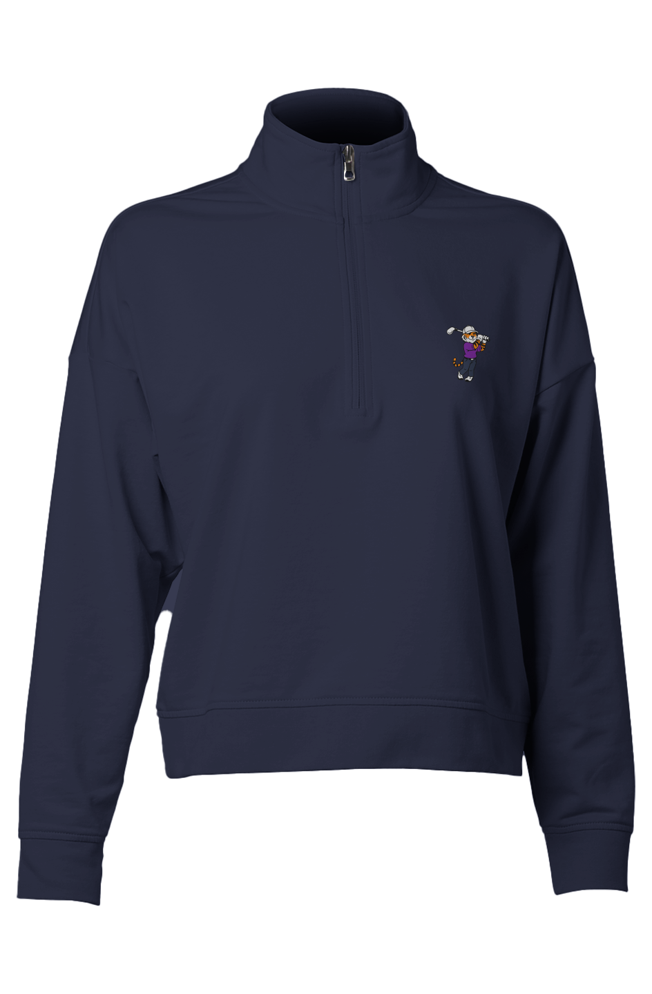 Ladies Kairo the Tiger Performance Golf Quarter-Zip