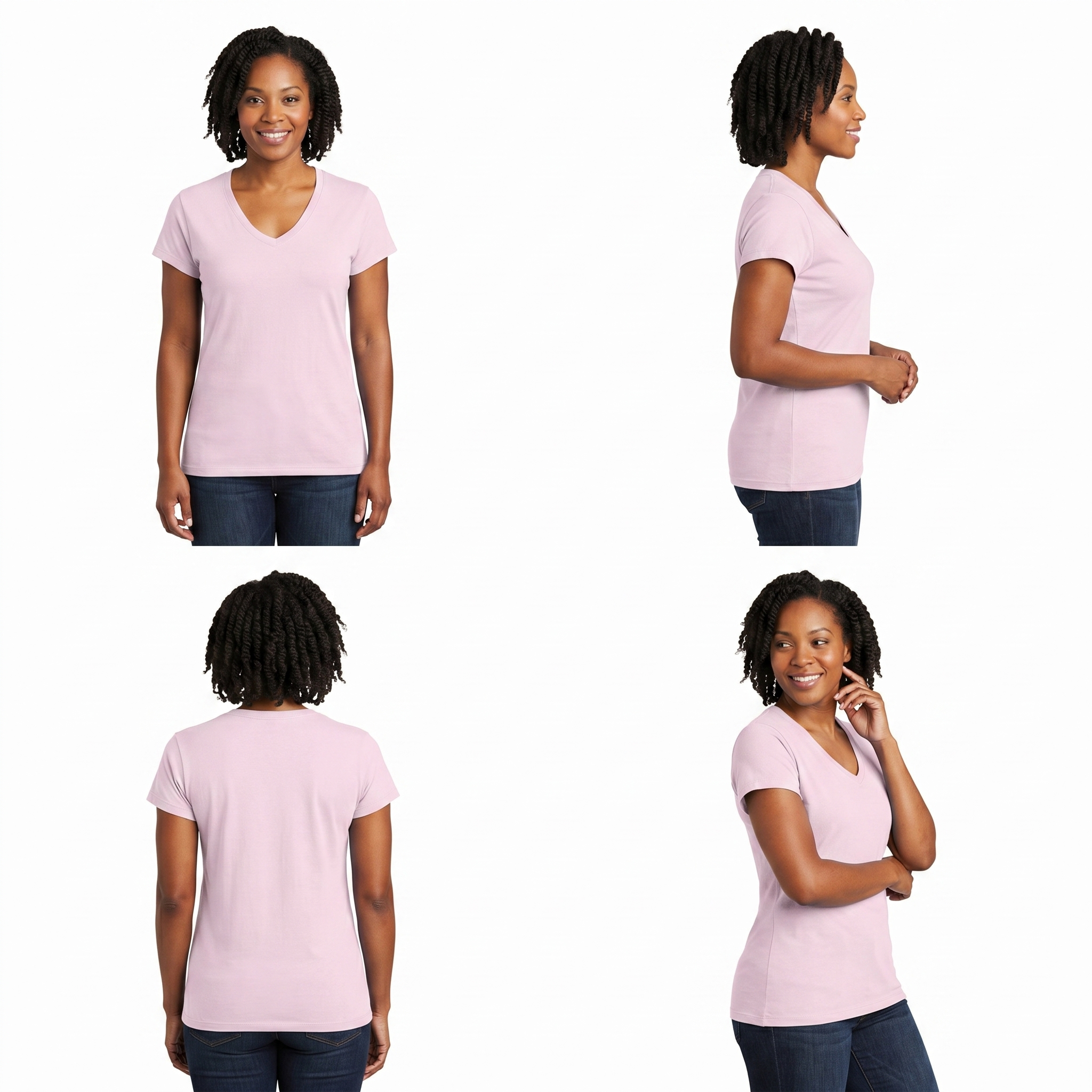 Soft Jersey V-Neck