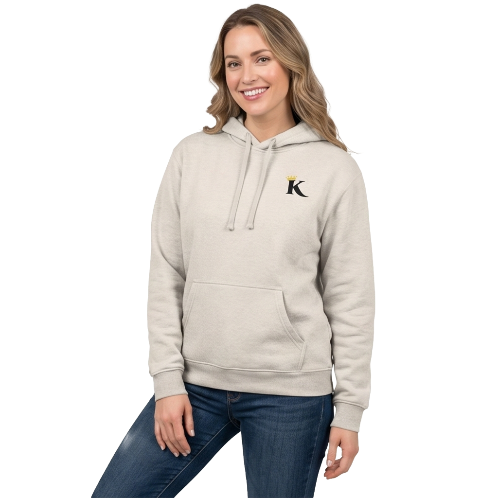 Ultra-Heavy Recycled Signature Hoodie - Ecru