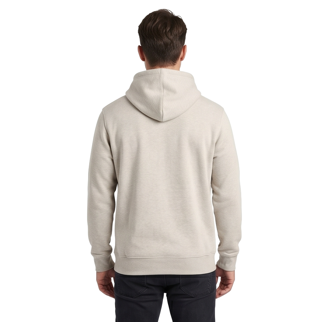 Ultra-Heavy Recycled Signature Hoodie - Ecru