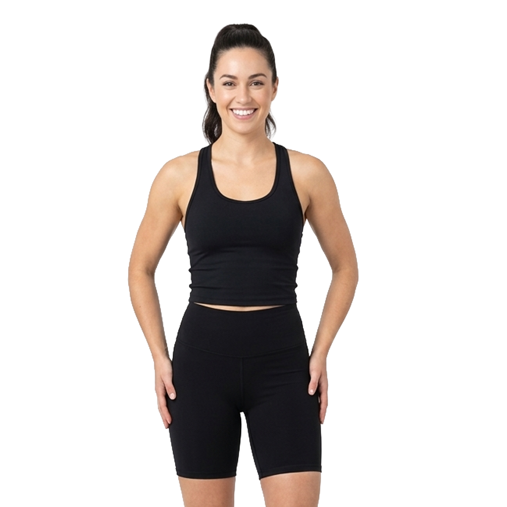 High-Waist Biker Shorts