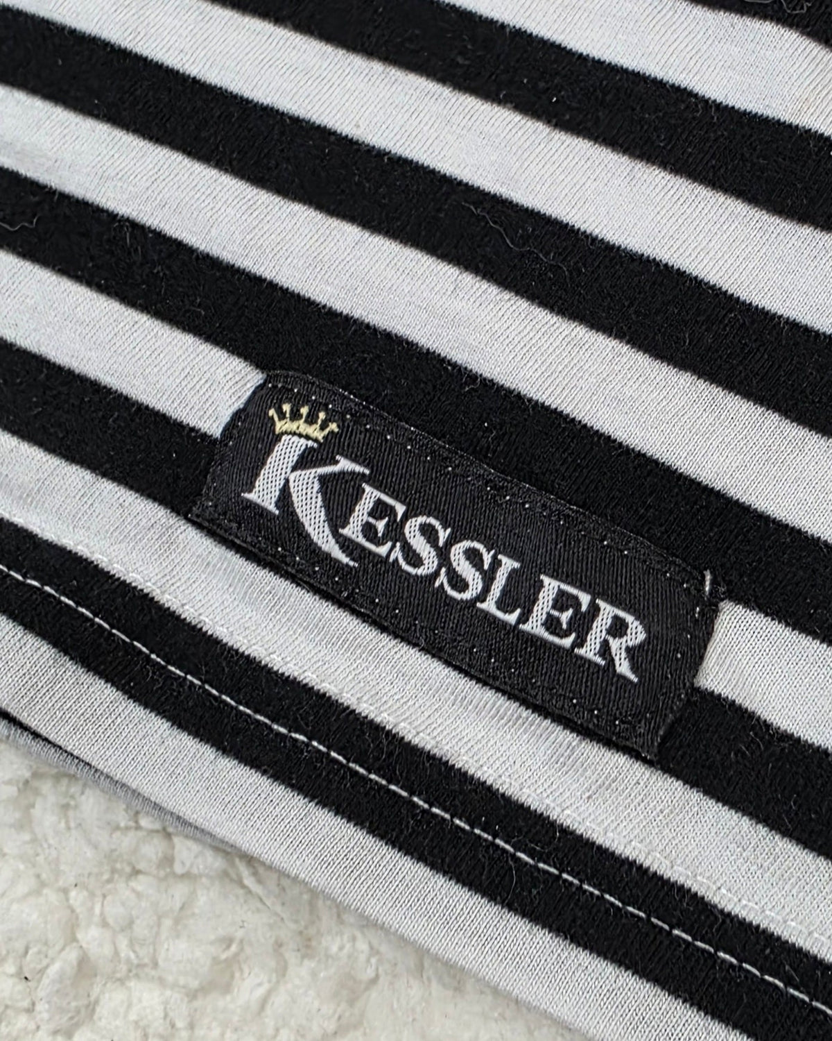 Combed Cotton Striped Tee - Kessler Clothing Company
