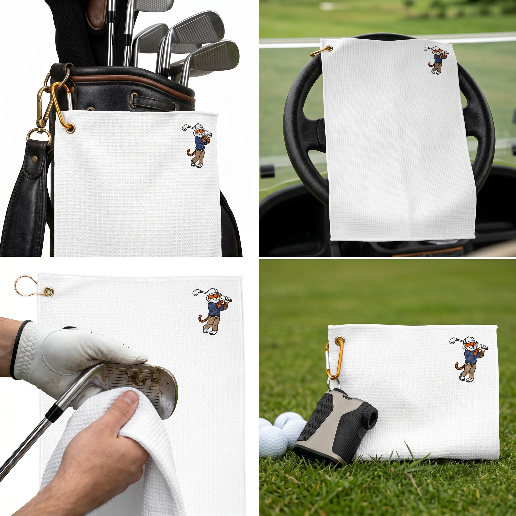 Kairo the Tiger Golf Towel (2-Pack)
