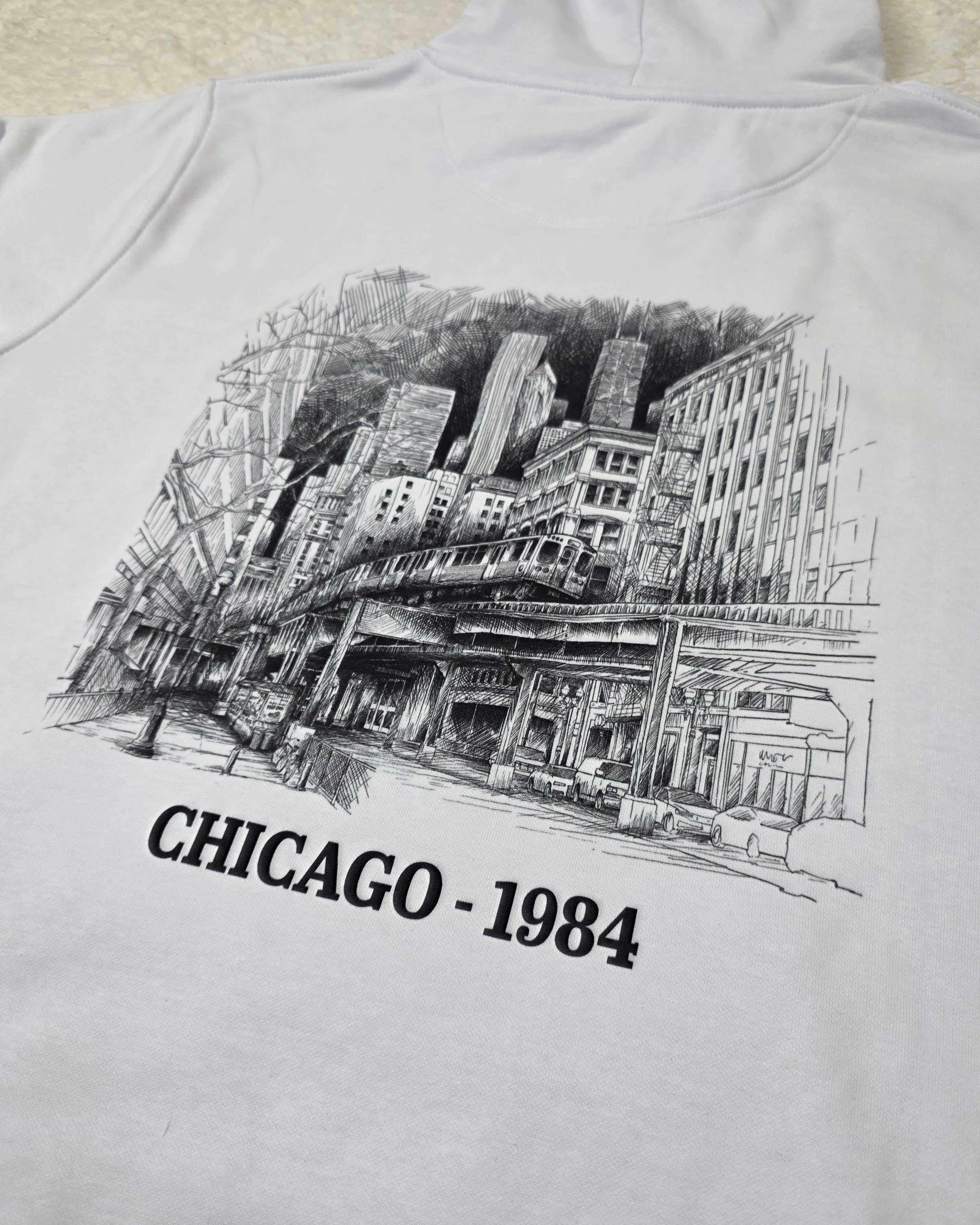 350 GSM Organic Cotton Recycled Chicago Hoodie