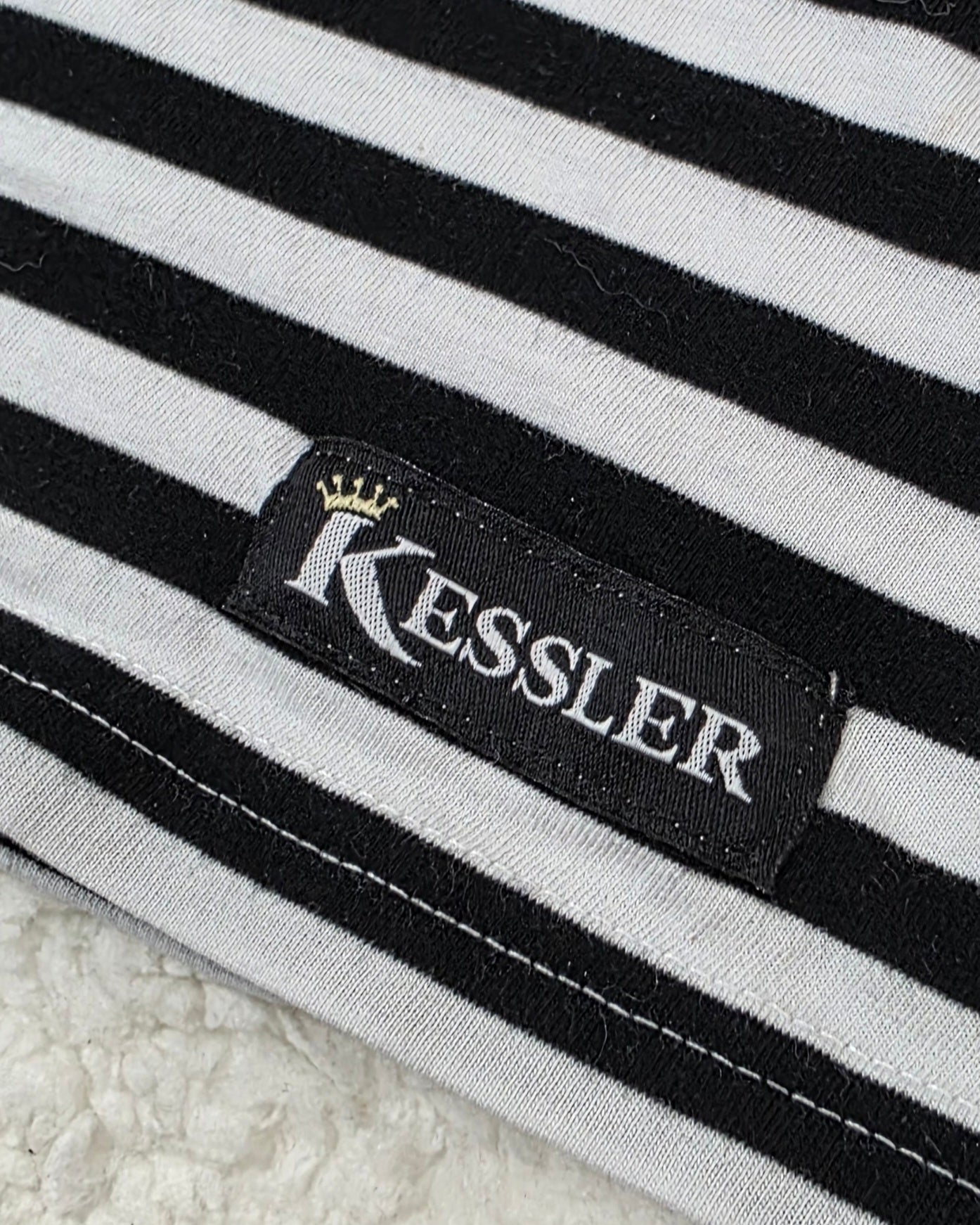 Combed Cotton Striped Tee