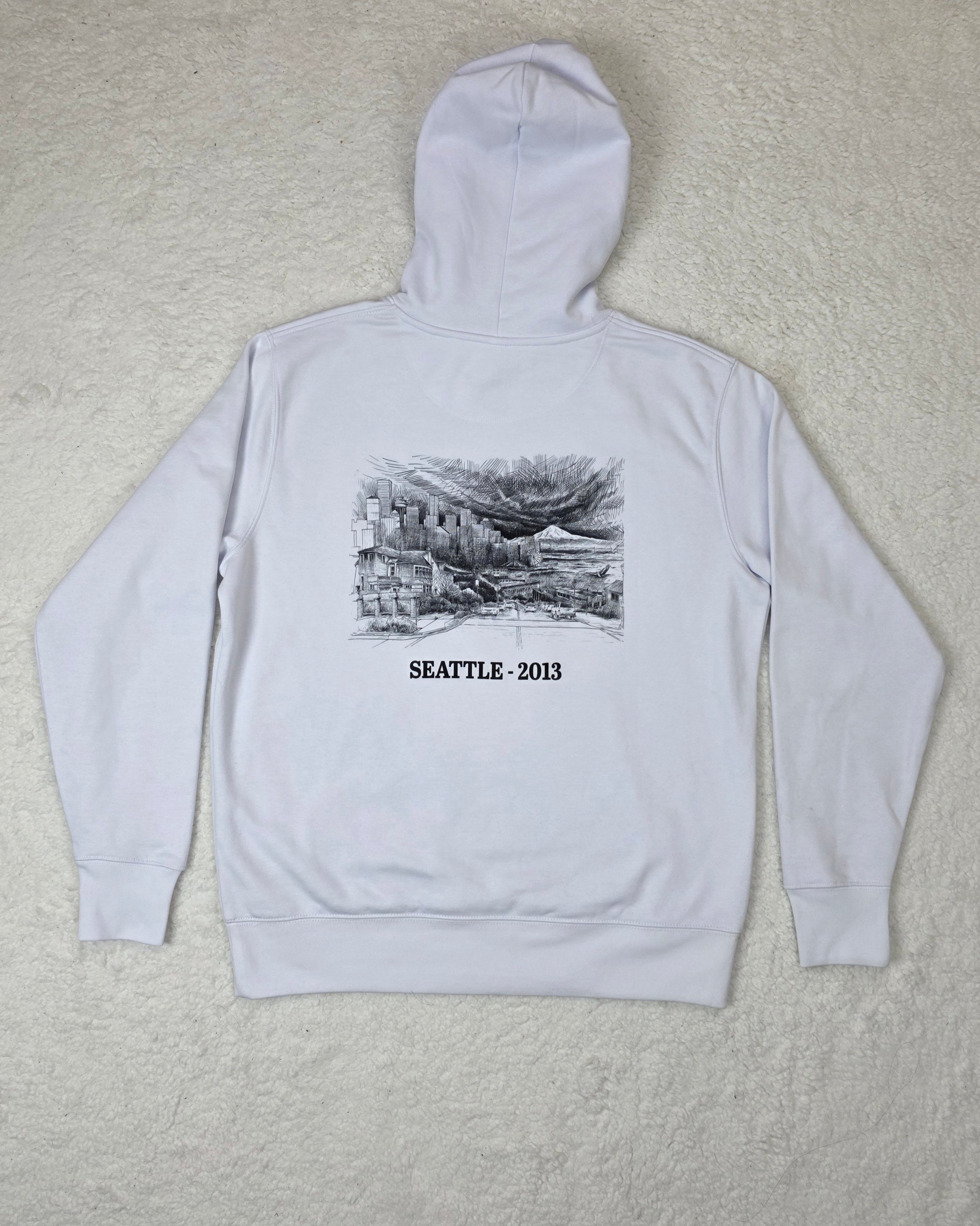 350 GSM Organic Cotton Recycled Seattle Hoodie