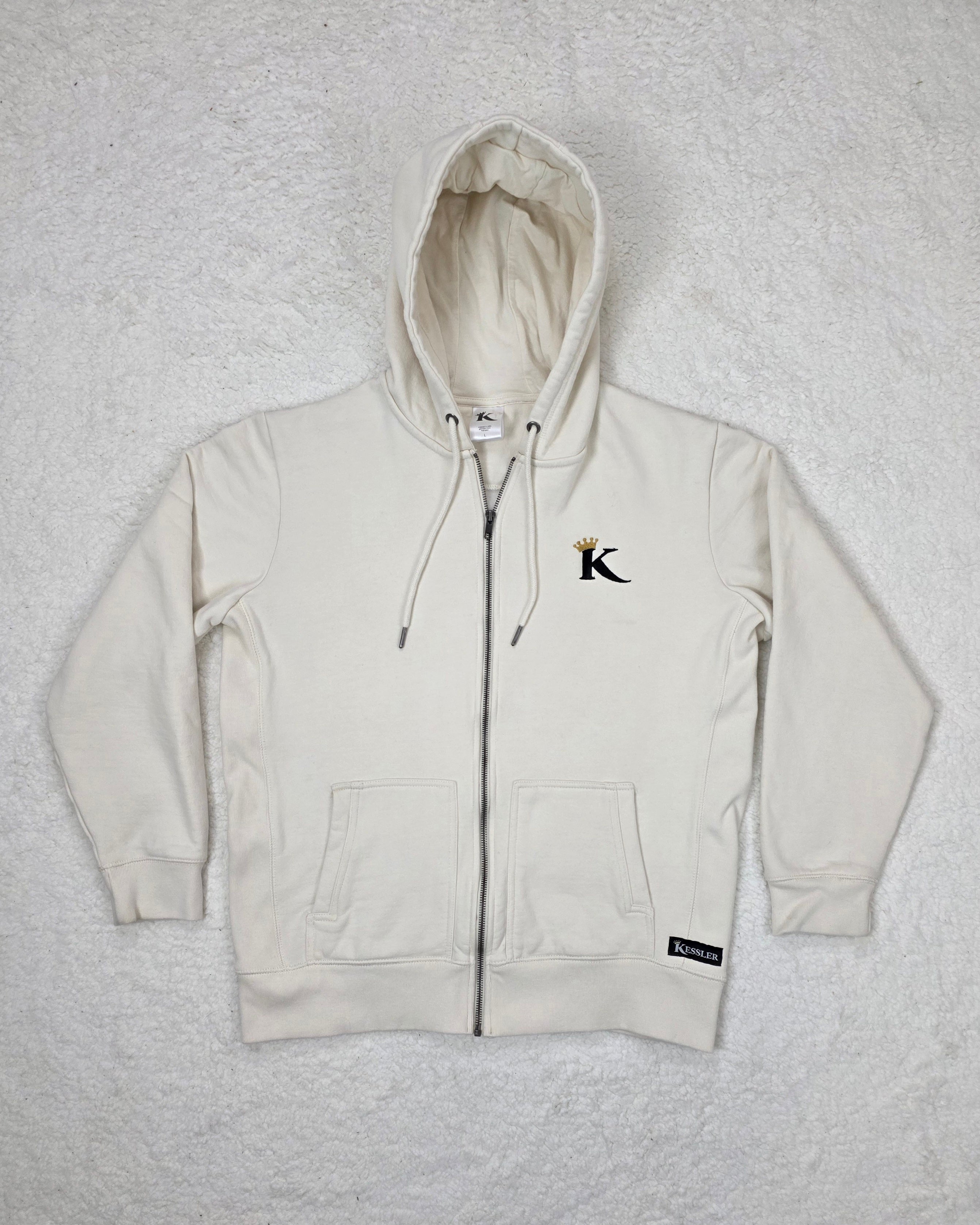 400 GSM Organic Cotton Zip Hoodie