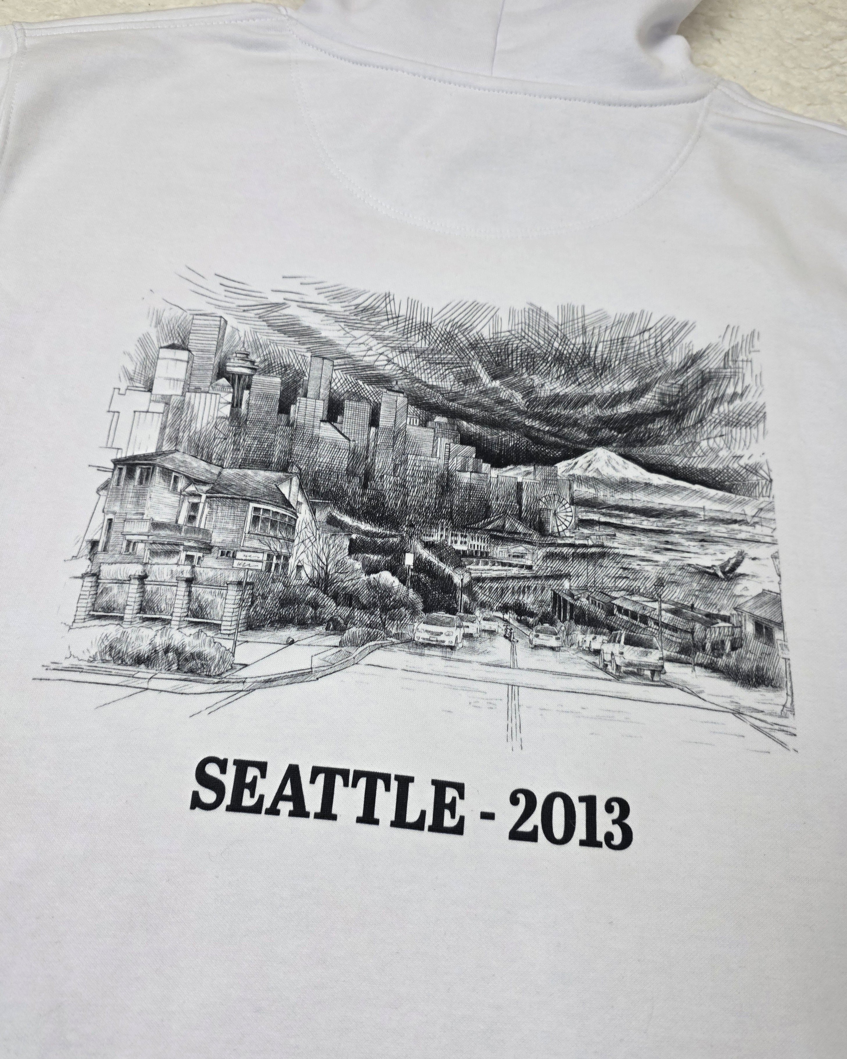350 GSM Organic Cotton Recycled Seattle Hoodie