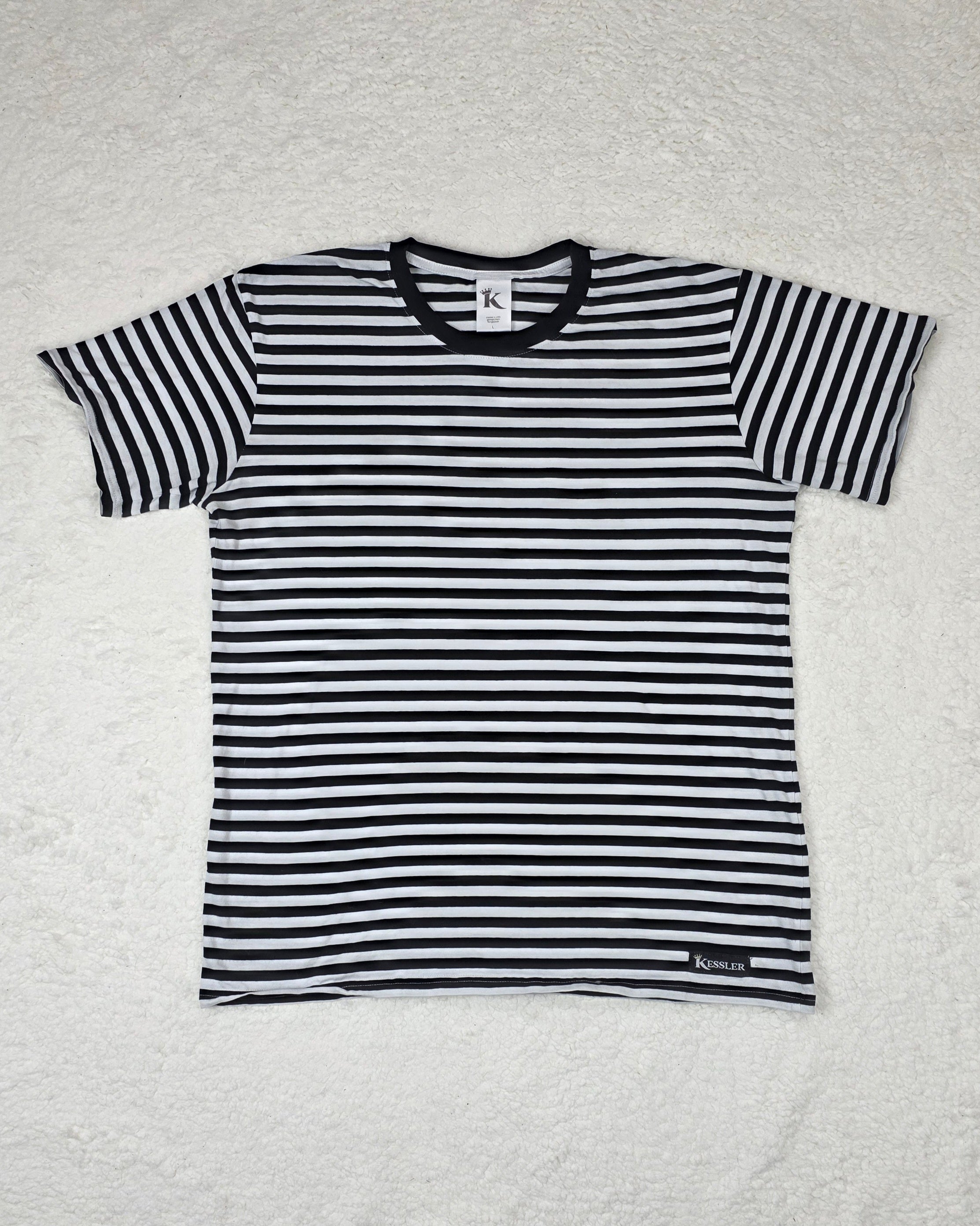 Combed Cotton Striped Tee