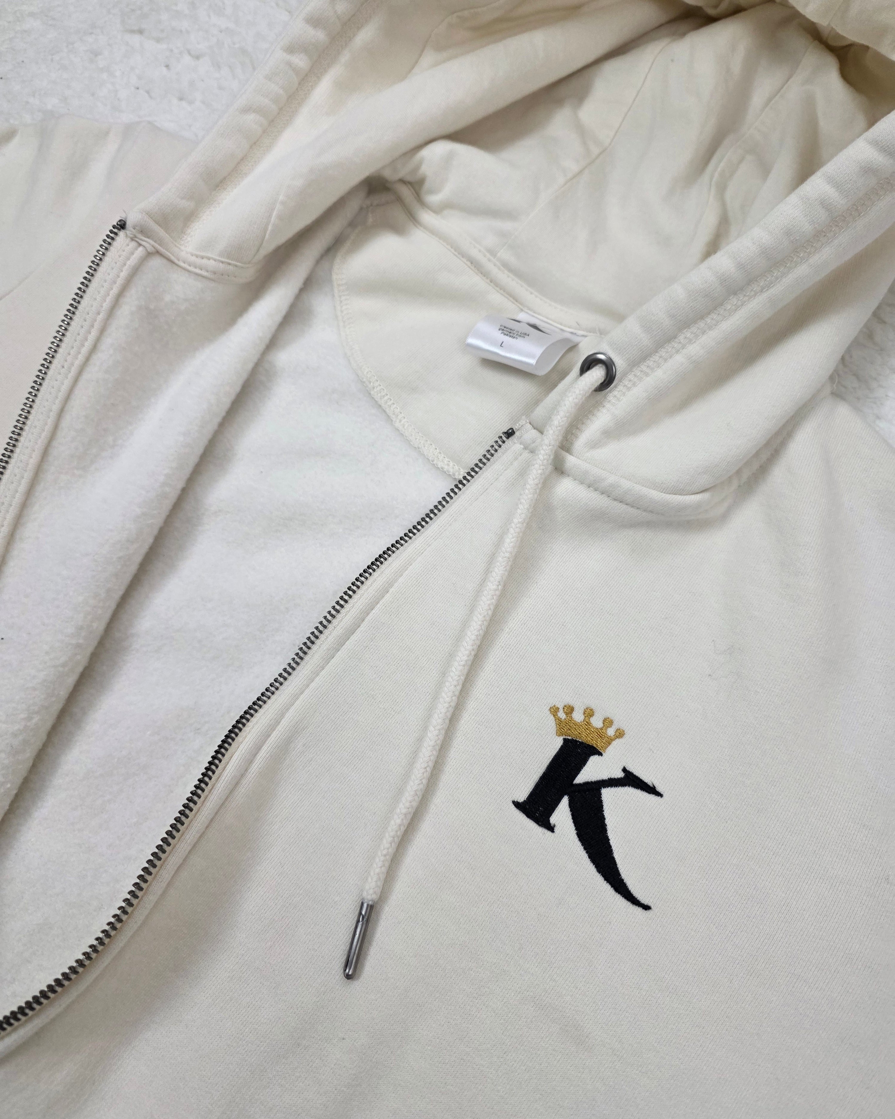 400 GSM Organic Cotton Zip Hoodie